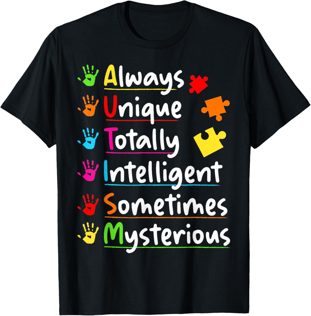 Always Unique Autism Awareness Totally Intelligent Kids