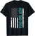 Father's day Best dad ever with US american flag Short Sleeve