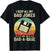 Mens Funny dad jokes in dad-a-base vintage for father's day