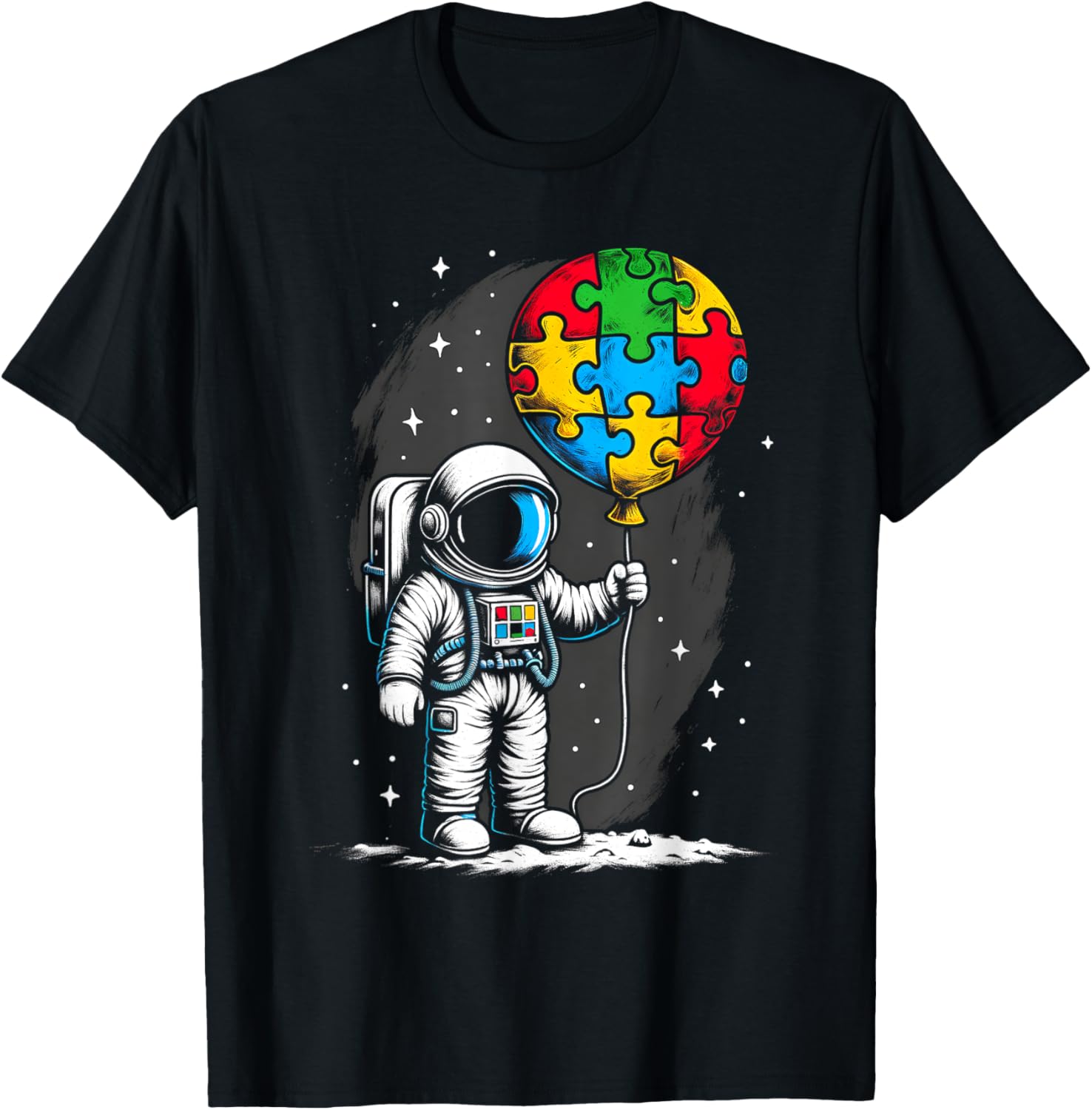Astronaut Balloon Autism Awareness Space Autistic Kids Boys