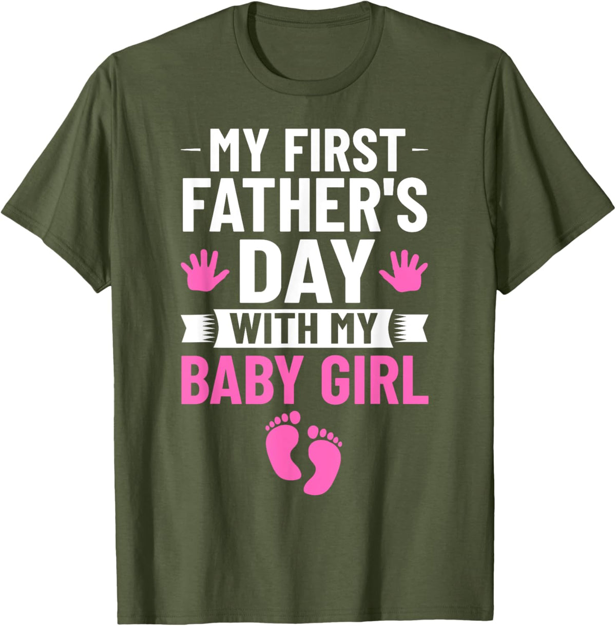 My First Fathers Day Baby Girl Outfit First Time Dad