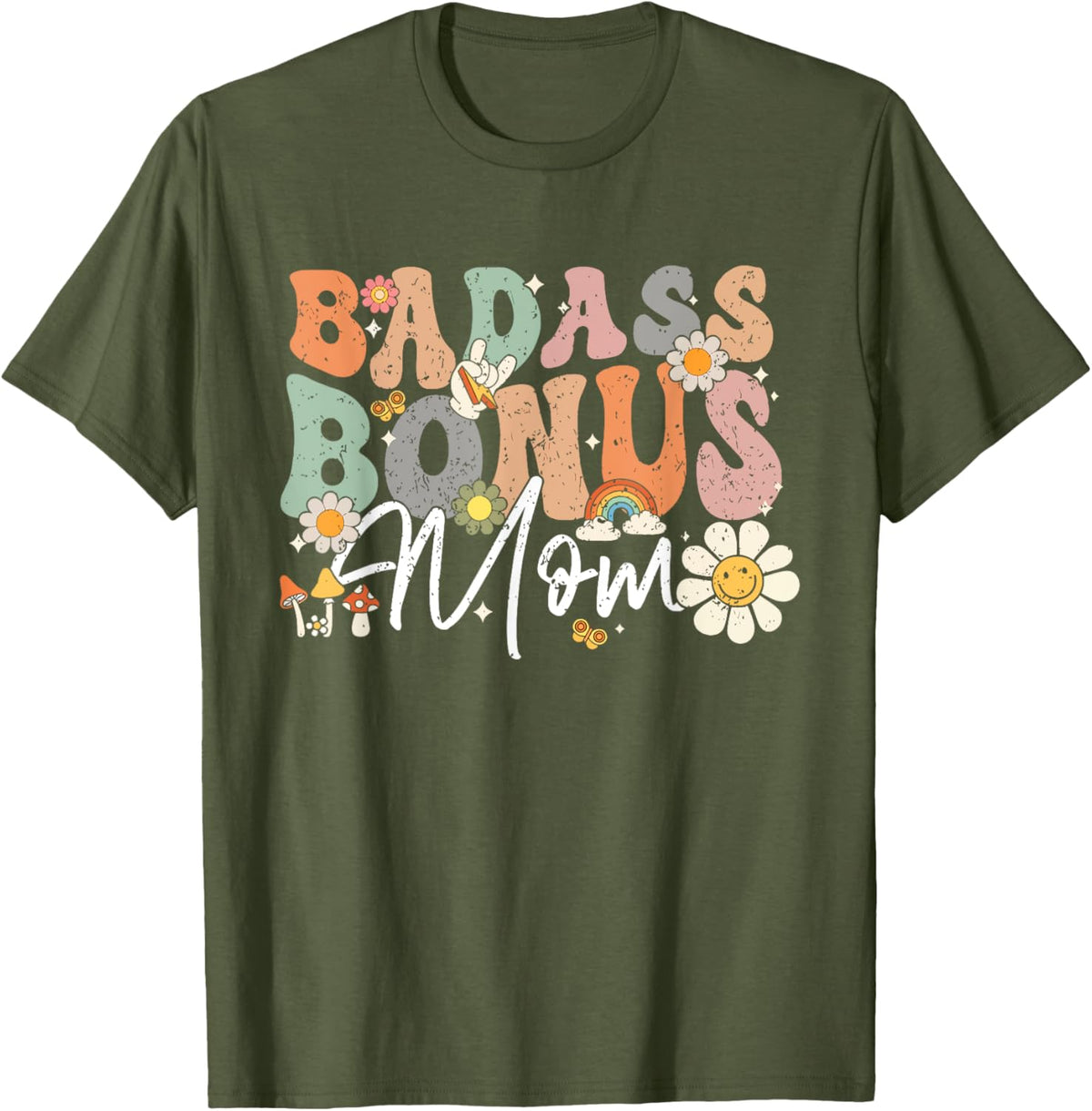 Badass Bonus Mom Funny Step Mom Mother&#39;s Day