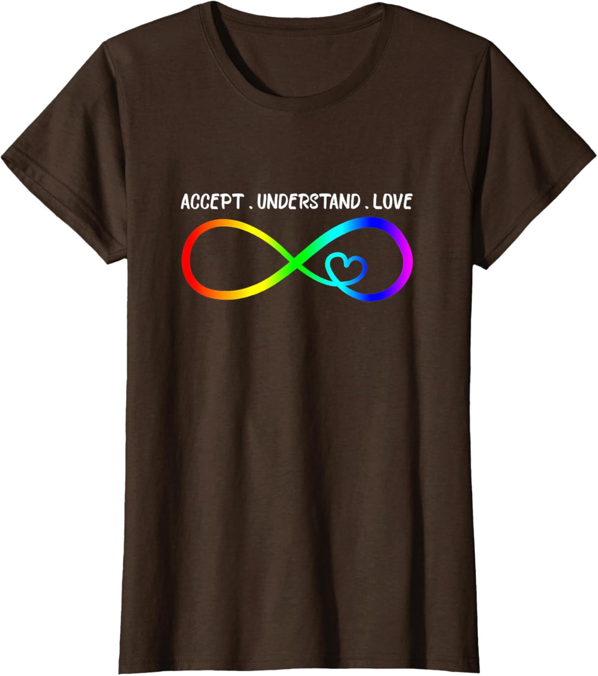 Accept Understand Love Heart Infinity Autism Awareness