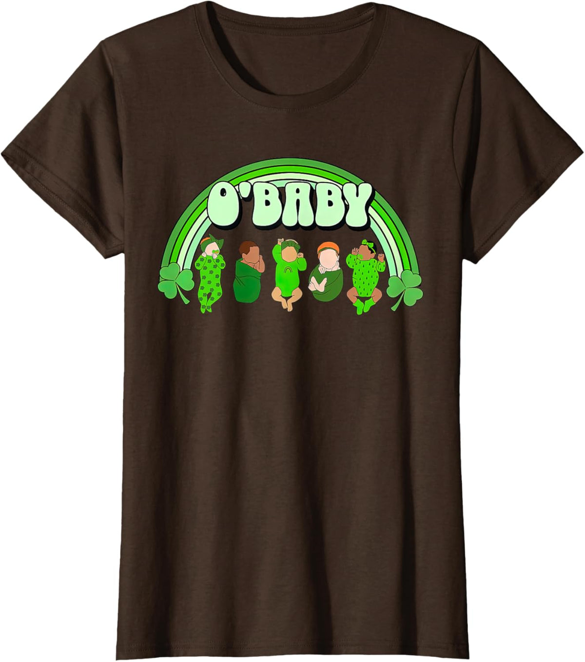 Rainbow Labor And Delivery Nurse Saint Patrick&#39;s Day NICU