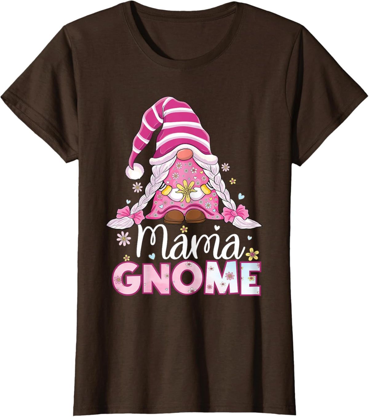 Flower For Mom Gnomies Cute Gnome Mom Happy Mother&#39;s Day