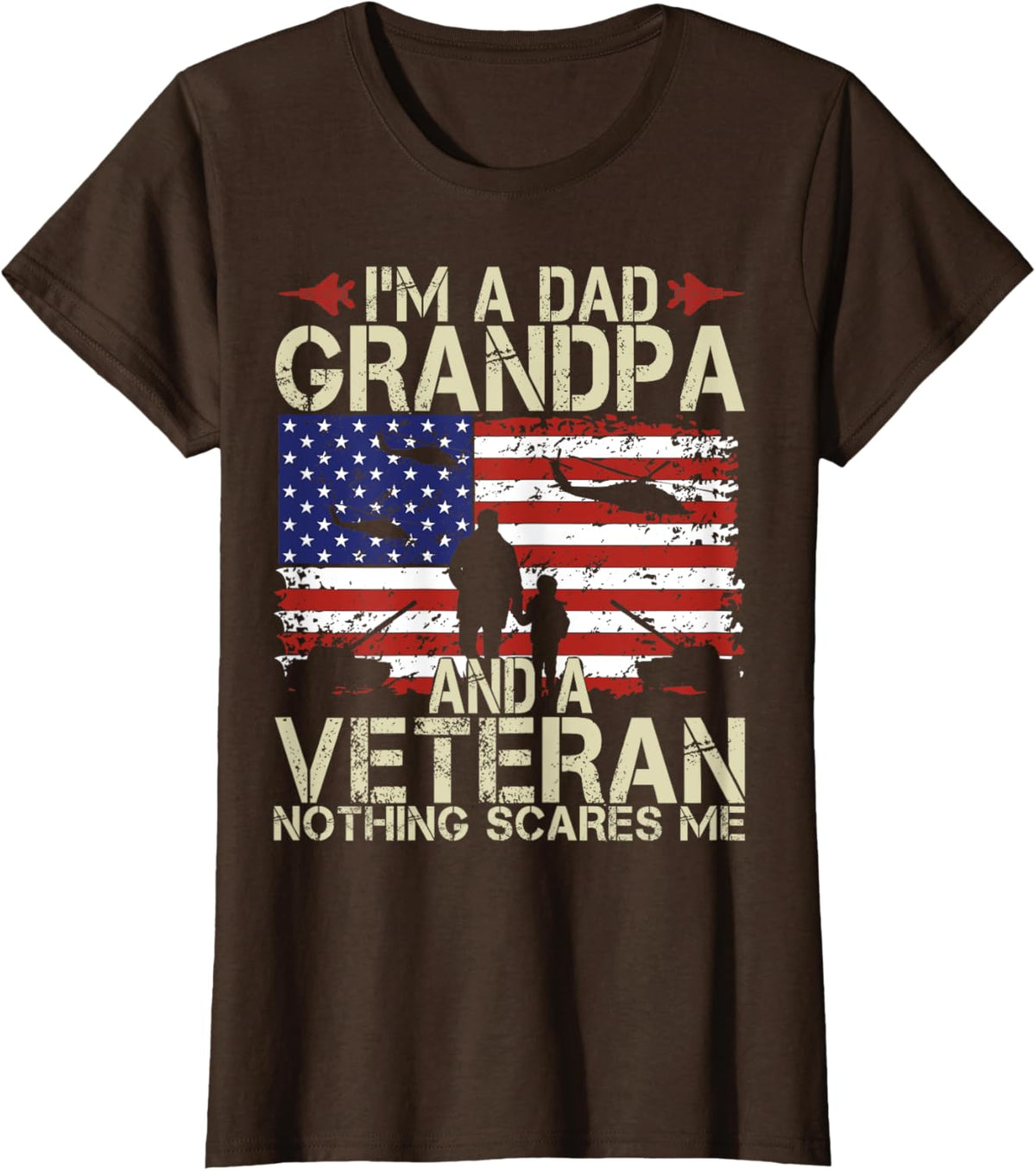 I&#39;m A Dad Grandpa And Veteran Fathers Day Papa Grandpa Gifts