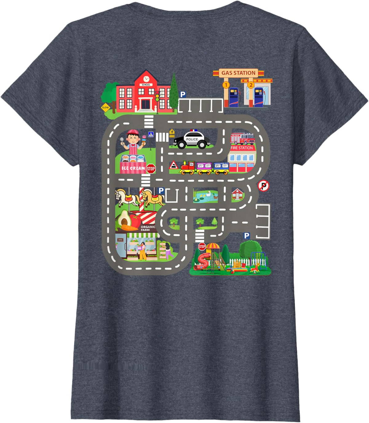 Kids Play Cars on Dad&#39;s Back Funny Father&#39;s Day Race Track