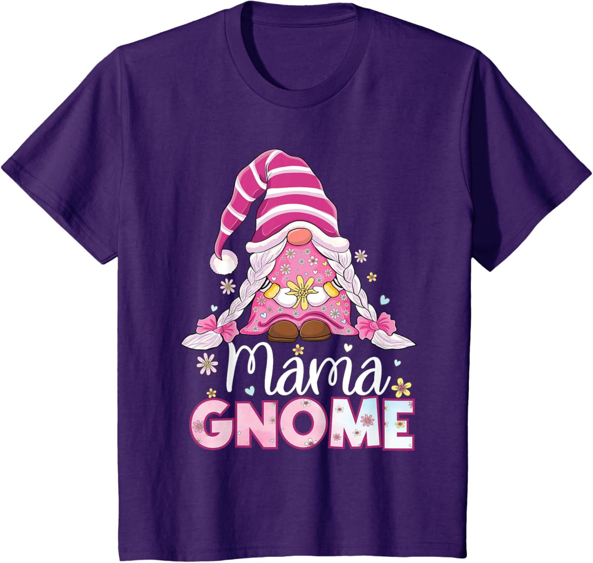 Flower For Mom Gnomies Cute Gnome Mom Happy Mother&#39;s Day