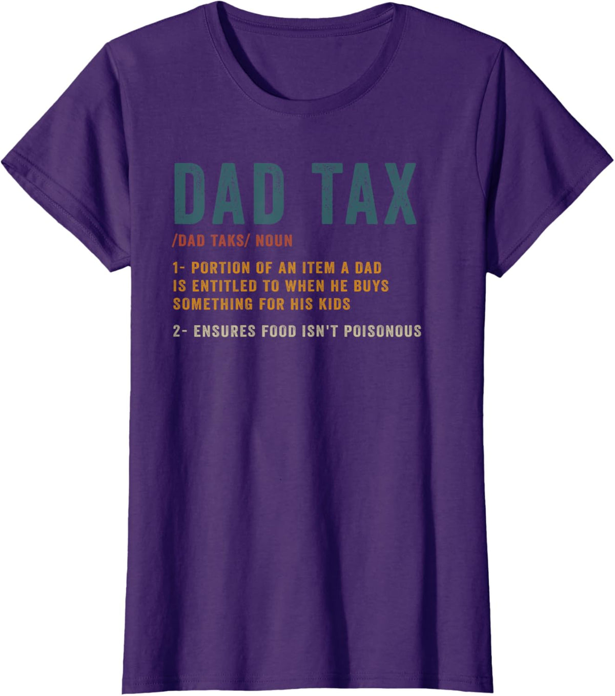 Vintage Dad Tax Definition Men Funny Father&#39;s Day