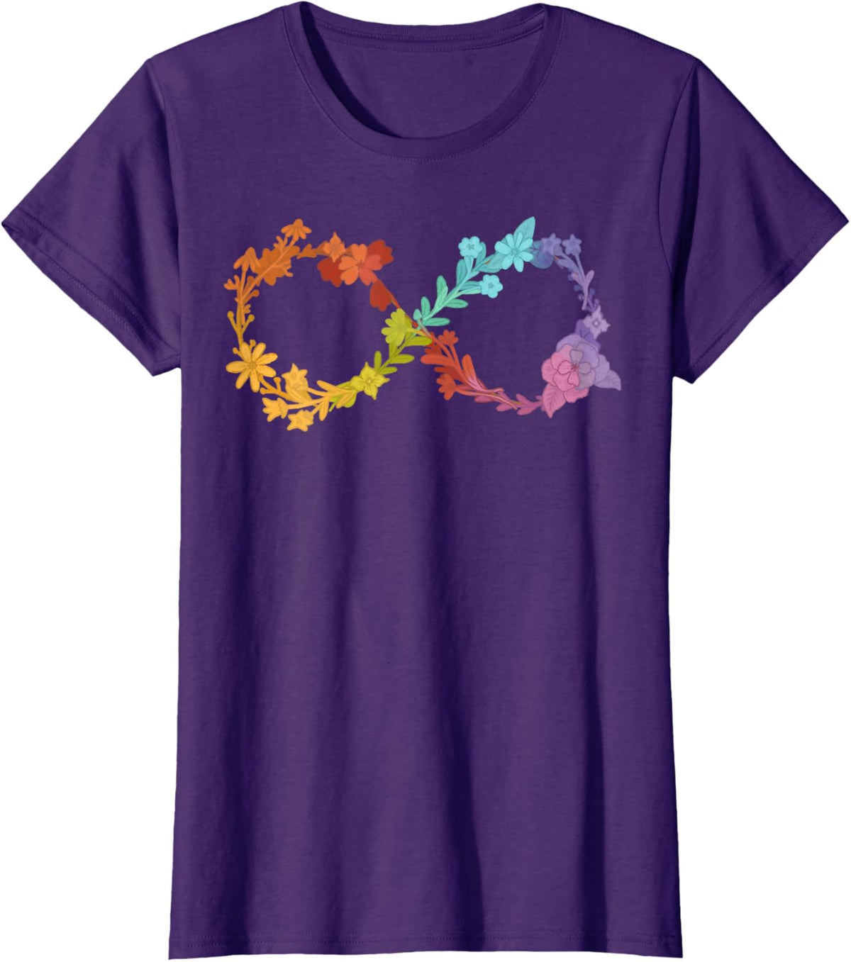Floral Neurodiversity Infinity Symbol Autism Awareness