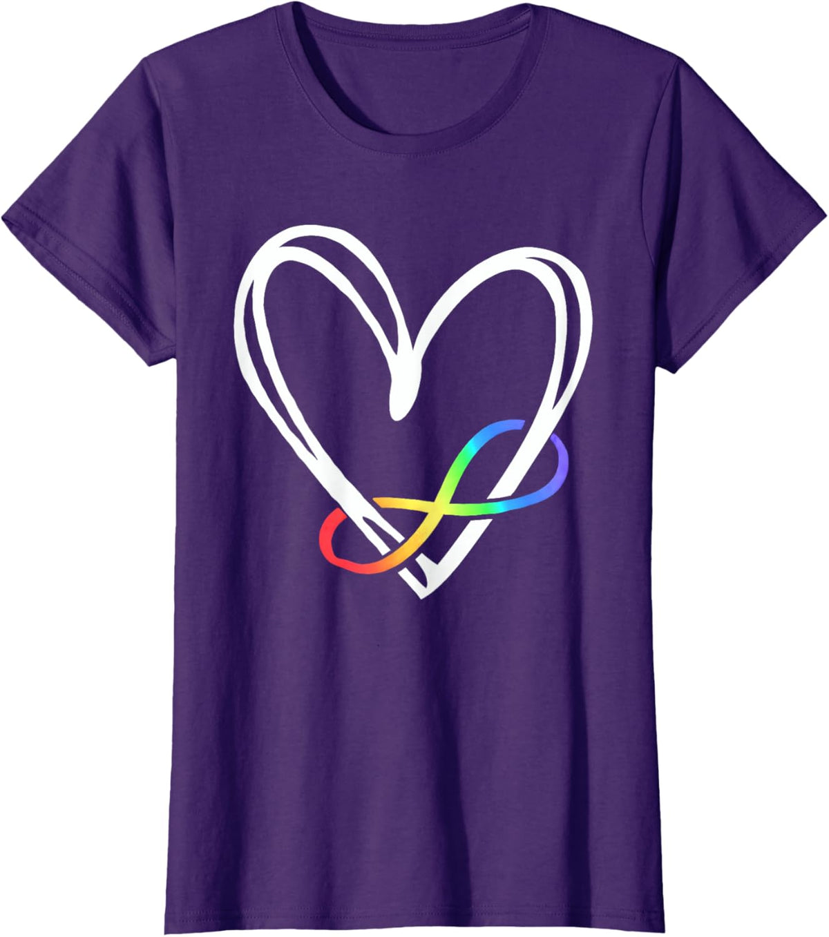 Infinity Heart Autism Awareness Love Needs No Words Tie Dye