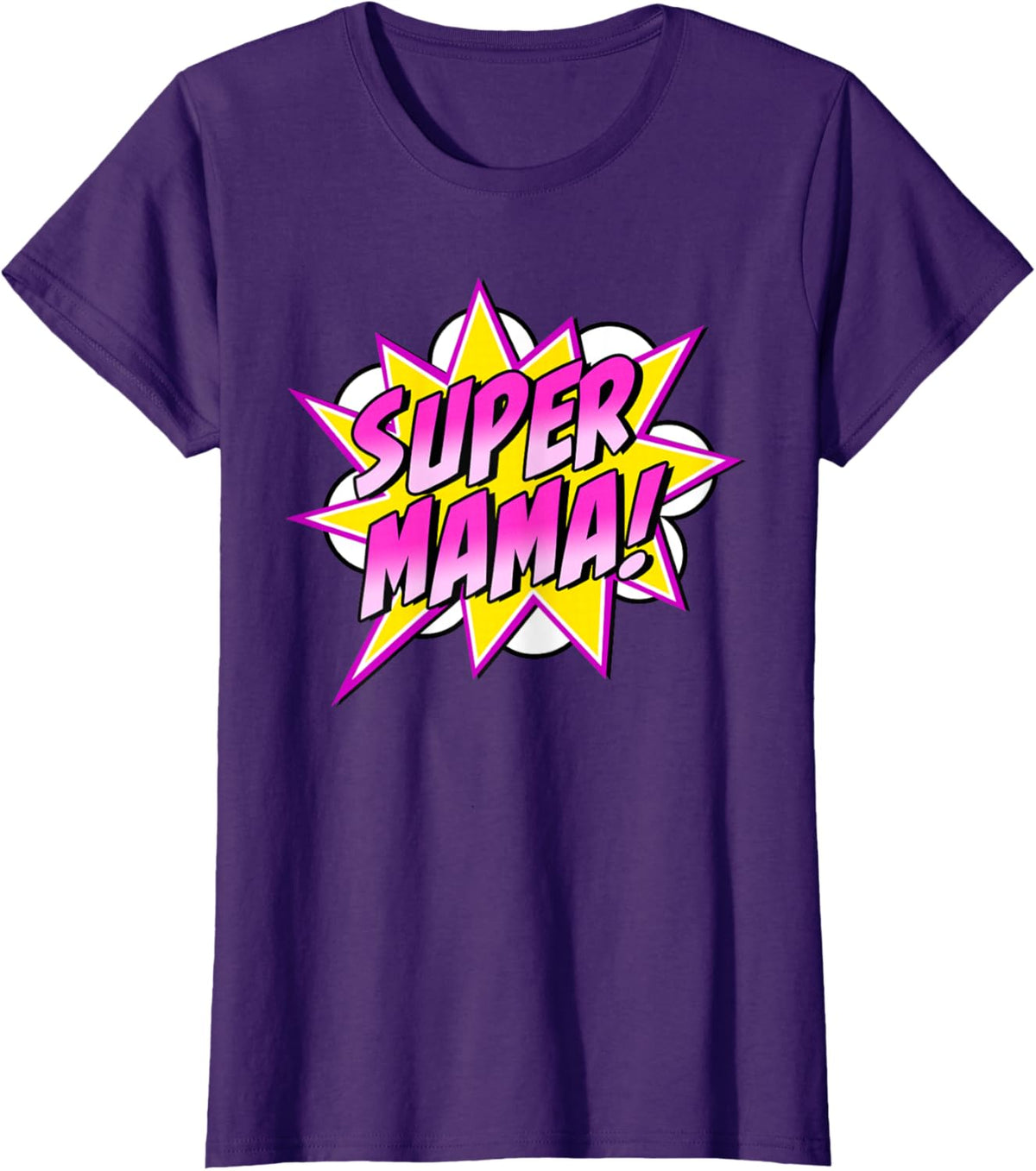 Super Mama Comic Book Superhero Mother&#39;s Day