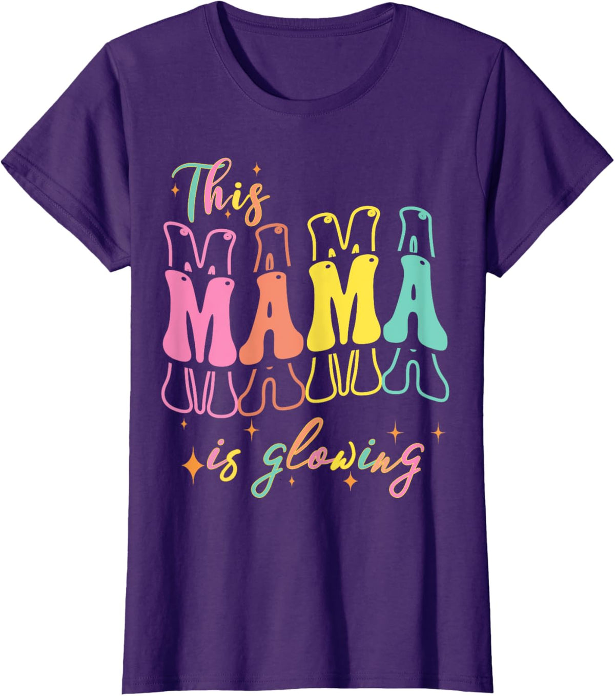 Mothers day Tee, This Mom is Glowing Mom mothers Day