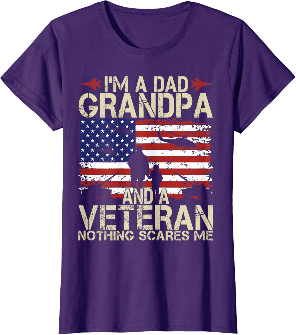 I&#39;m A Dad Grandpa And Veteran Fathers Day Papa Grandpa Gifts