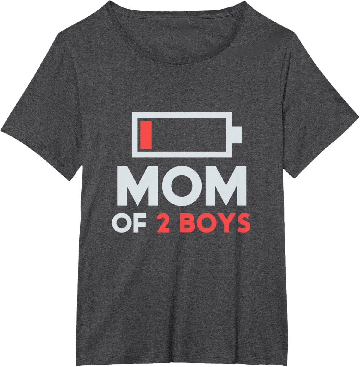 Mom of 2 Boys Gift from Son Mothers Day Birthday Women Mother Shirt