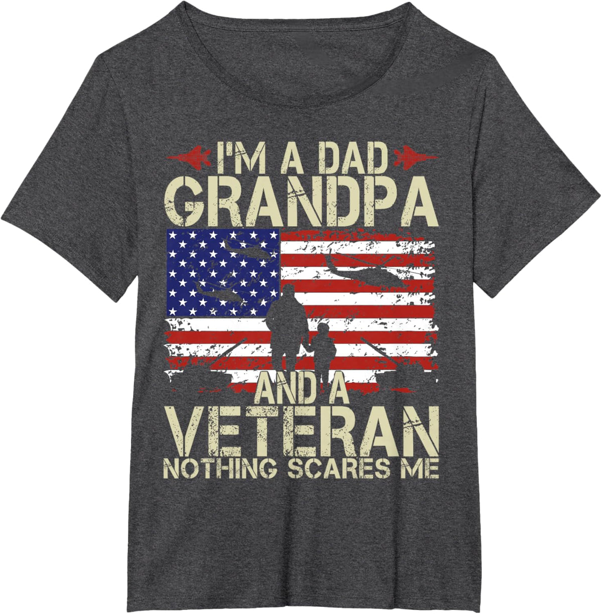 I&#39;m A Dad Grandpa And Veteran Fathers Day Papa Grandpa Gifts