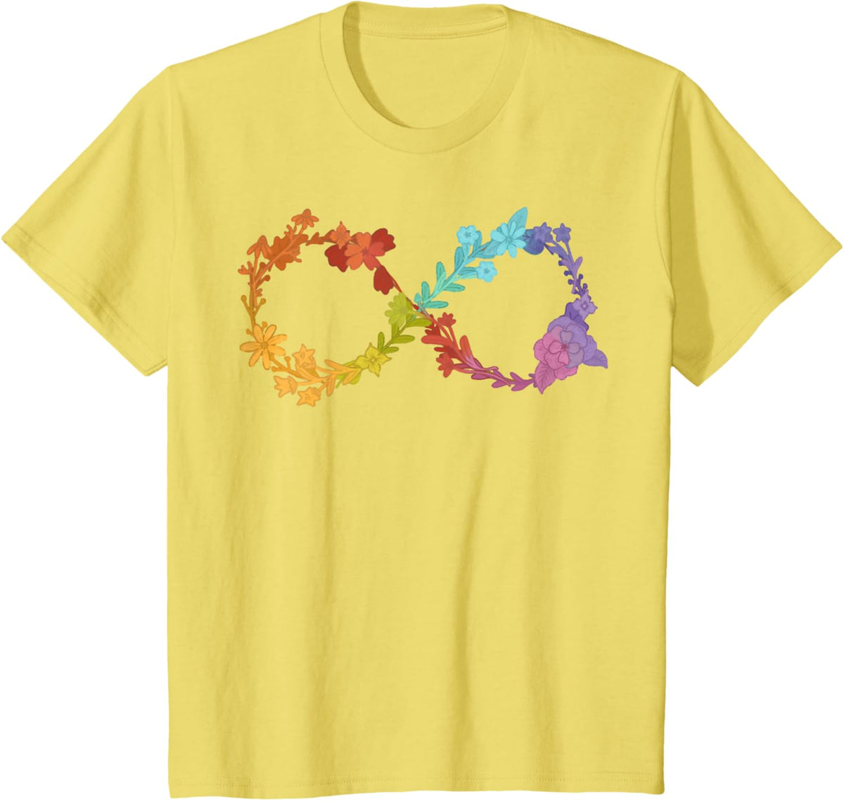 Floral Neurodiversity Infinity Symbol Autism Awareness
