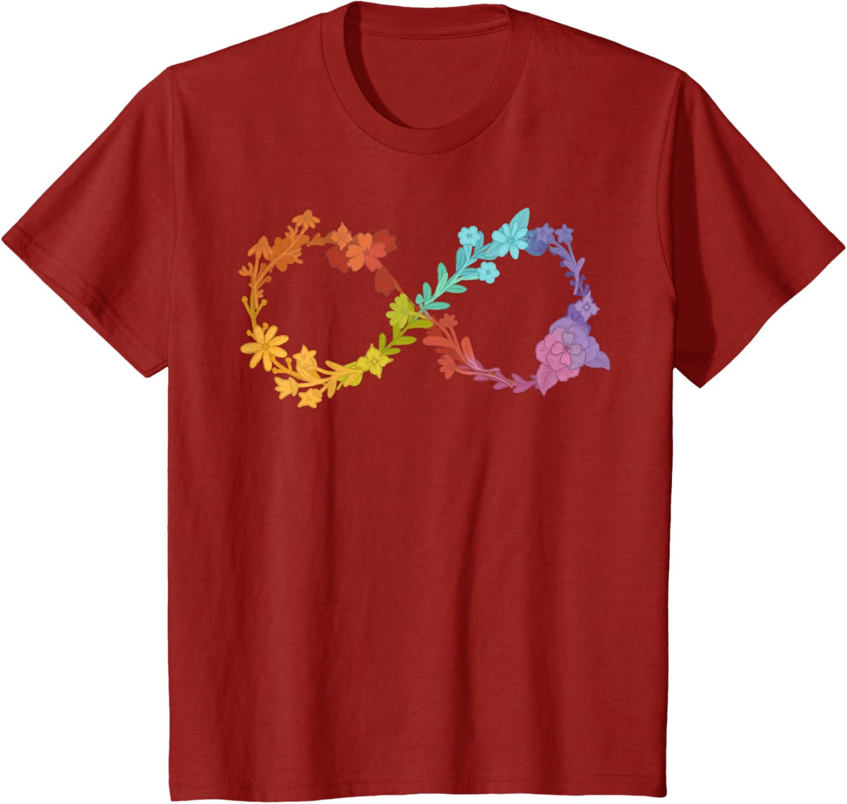 Floral Neurodiversity Infinity Symbol Autism Awareness