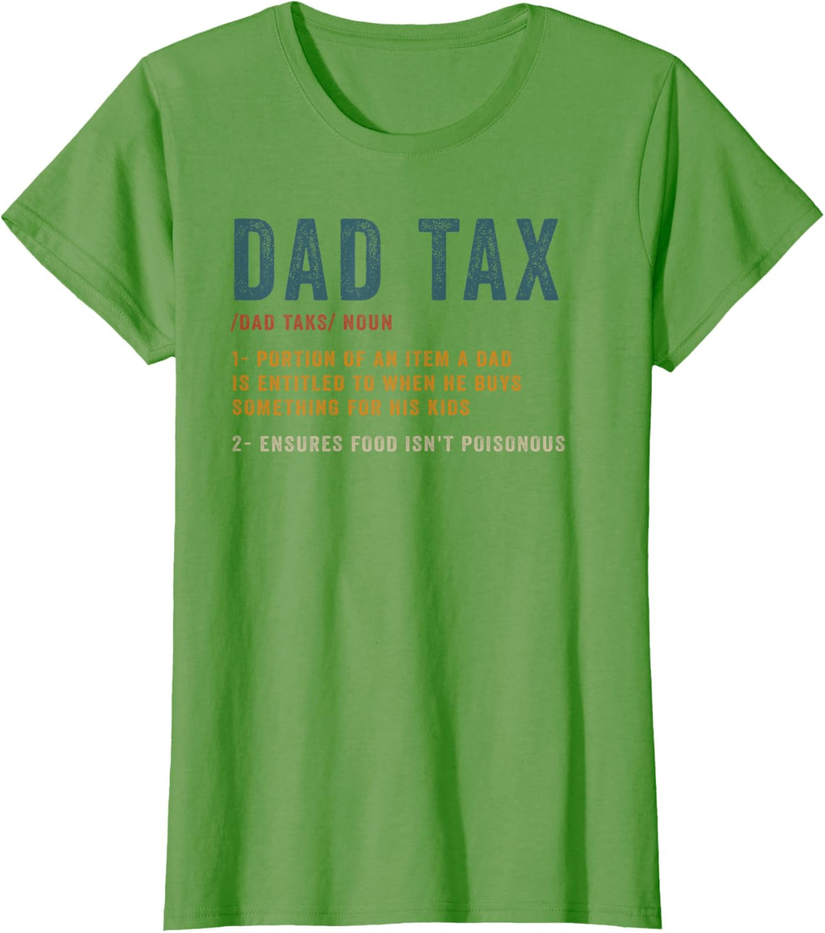 Vintage Dad Tax Definition Men Funny Father&#39;s Day