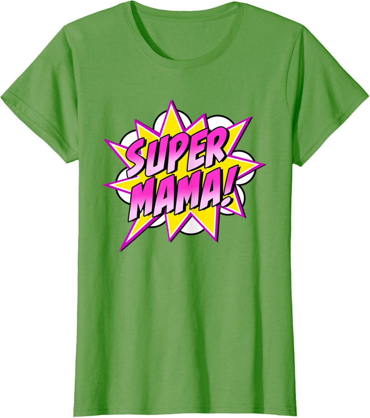 Super Mama Comic Book Superhero Mother&#39;s Day