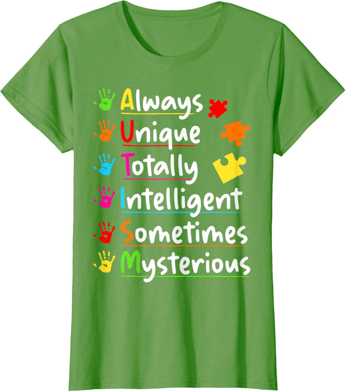 Always Unique Autism Awareness Totally Intelligent Kids