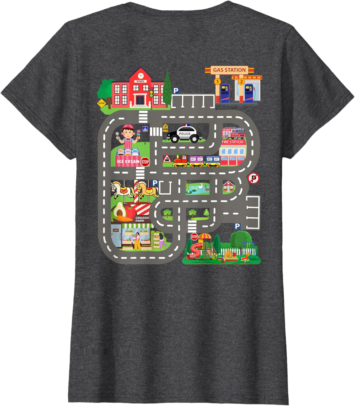 Kids Play Cars on Dad&#39;s Back Funny Father&#39;s Day Race Track