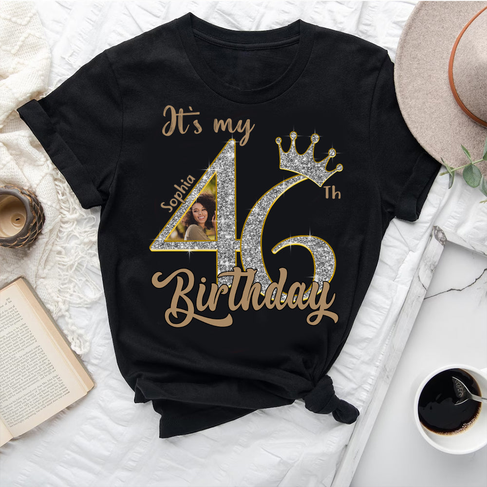 46th birthday shirts for her, Personalised 46th birthday gifts, 1979 t shirt, 46 and fabulous shirt, 46th birthday shirt ideas, gift ideas 46th birthday woman-YPT-HCT