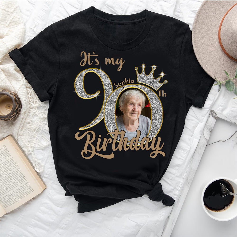 90th Birthday Shirts, Custom Birthday Shirts, Turning 90 Shirt, Gifts For Women Turning 90, 90 And Fabulous Shirt, 1935 Shirt, 90th Birthday Shirts For Her - YPT-HCT
