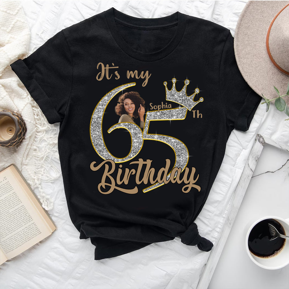 65th Birthday Shirts, Custom Birthday Shirts, Turning 65 Shirt, Gifts For Women Turning 65, 65 And Fabulous Shirt, 1960 Shirt, 65th Birthday Shirts For Her - YPT-HCT