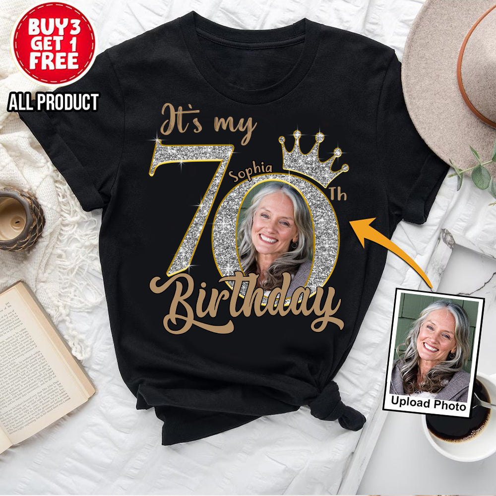 70th Birthday Shirts, Custom Birthday Shirts, Turning 70 Shirt, Gifts For Women Turning 70, 70 And Fabulous Shirt, 1955 Shirt, 70th Birthday Shirts For Her - YPT-HCT