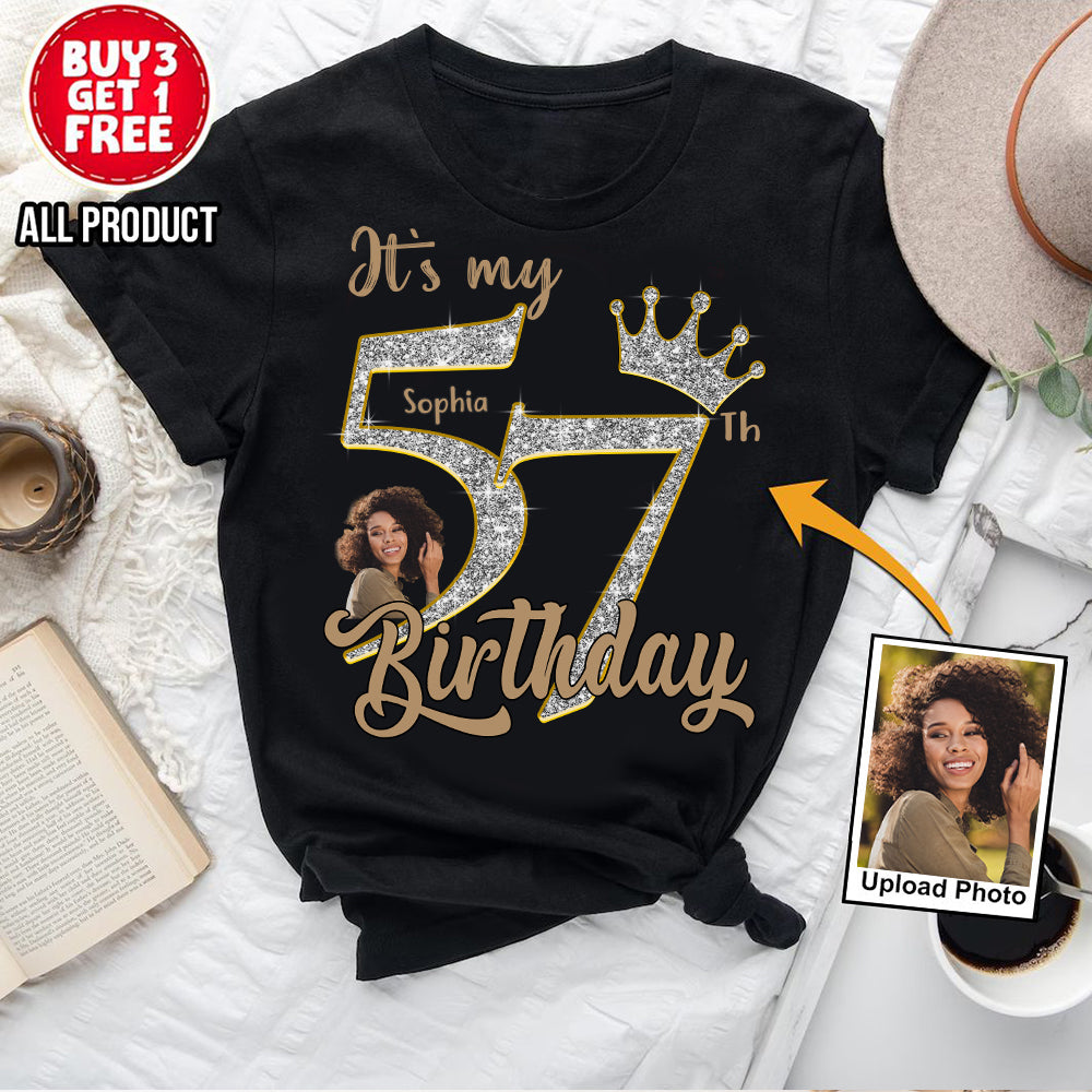 57th Birthday Shirts, Custom Birthday Shirts, Turning 57 Shirt, Gifts For Women Turning 57, 57 And Fabulous Shirt, 1968 Shirt, 57th Birthday Shirts For Her-YPT-HCT