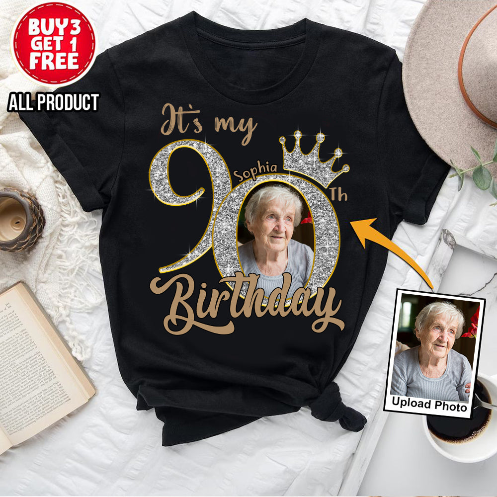 90th Birthday Shirts, Custom Birthday Shirts, Turning 90 Shirt, Gifts For Women Turning 90, 90 And Fabulous Shirt, 1935 Shirt, 90th Birthday Shirts For Her - YPT-HCT