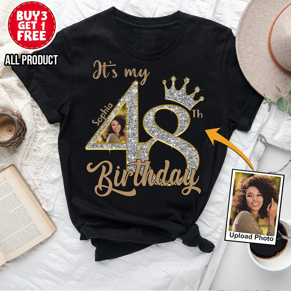 48th Birthday Shirts, Custom Birthday Shirts, Turning 48 Shirt, Gifts For Women Turning 48, 48 And Fabulous Shirt, 1977 Shirt, 48th Birthday Shirts For Her - YPT-HCT