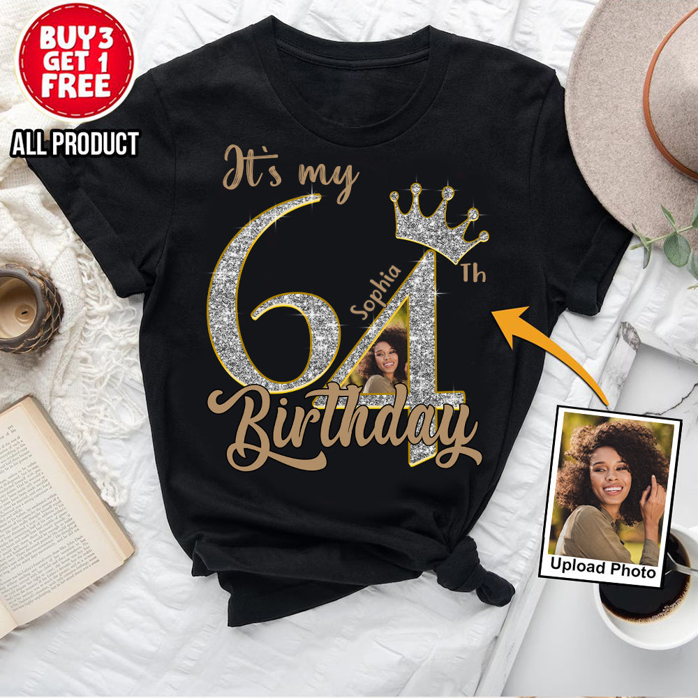 64th Birthday Shirts, Custom Birthday Shirts, Turning 64 Shirt, Gifts For Women Turning 64, 64 And Fabulous Shirt, 1961 Shirt, 64th Birthday Shirts For Her - YPT-HCT