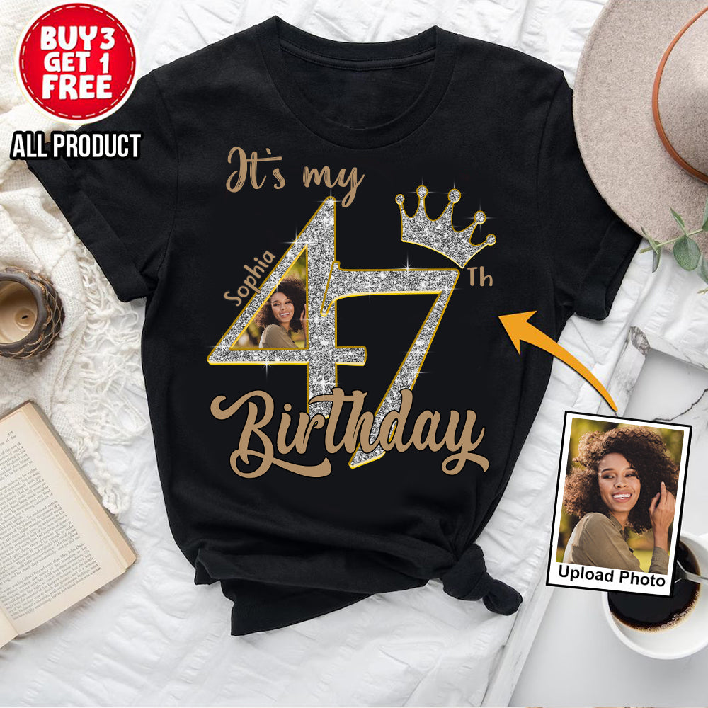 47th Birthday Shirts, Custom Birthday Shirts, Turning 47 Shirt, Gifts For Women Turning 47, 47 And Fabulous Shirt, 1978 Shirt, 47th Birthday Shirts For Her-YPT-HCT