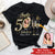 Chapter 50, Fabulous Since 1974 50th Birthday Unique T Shirt For Woman, Custom Birthday Shirt, Her Gifts For 50 Years Old , Turning 50 Birthday Cotton Shirt-YPT-HMT