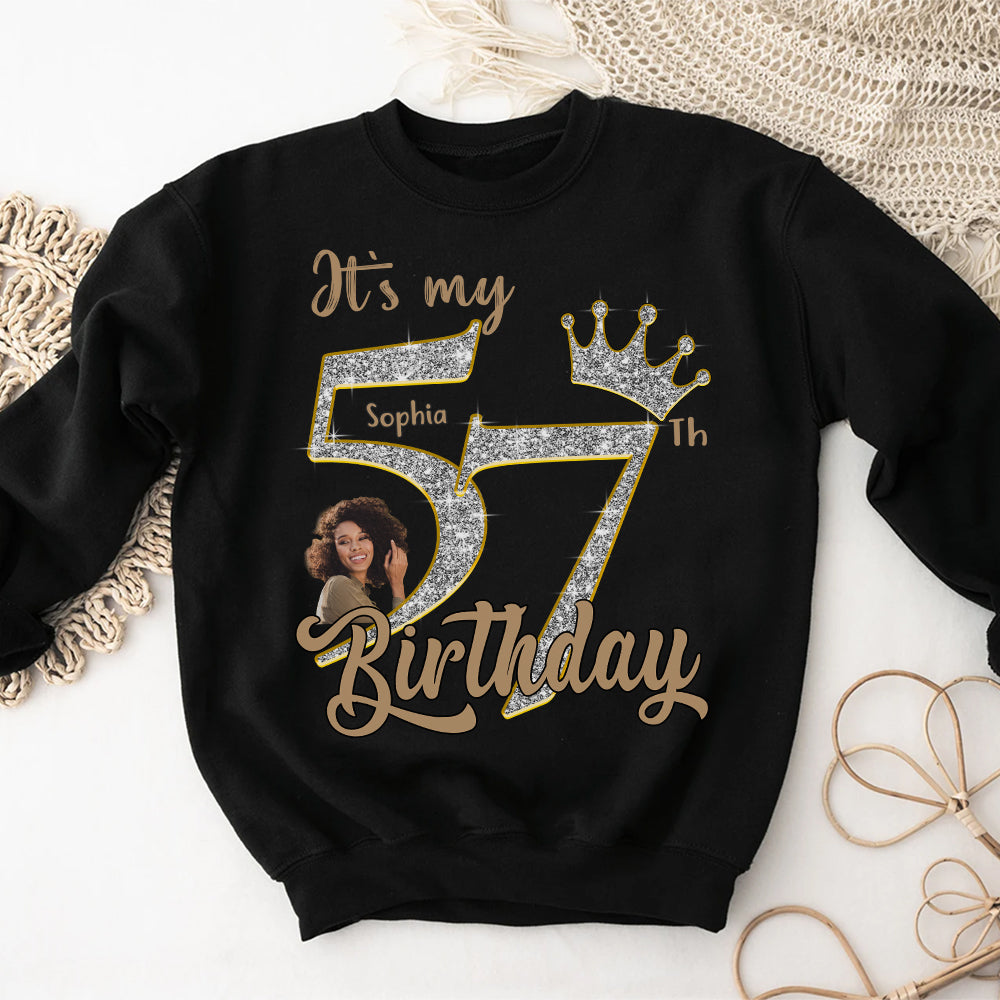 57th Birthday Shirts, Custom Birthday Shirts, Turning 57 Shirt, Gifts For Women Turning 57, 57 And Fabulous Shirt, 1968 Shirt, 57th Birthday Shirts For Her-YPT-HCT