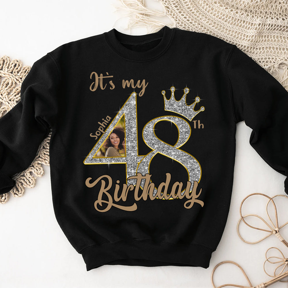 48th Birthday Shirts, Custom Birthday Shirts, Turning 48 Shirt, Gifts For Women Turning 48, 48 And Fabulous Shirt, 1977 Shirt, 48th Birthday Shirts For Her - YPT-HCT