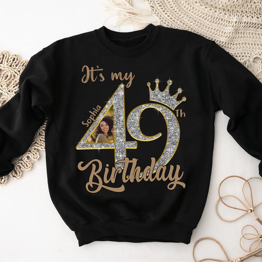49th Birthday Shirts, Custom Birthday Shirts, Turning 49 Shirt, Gifts For Women Turning 49, 49 And Fabulous Shirt, 1976 Shirt, 49th Birthday Shirts For Her - YPT-HCT