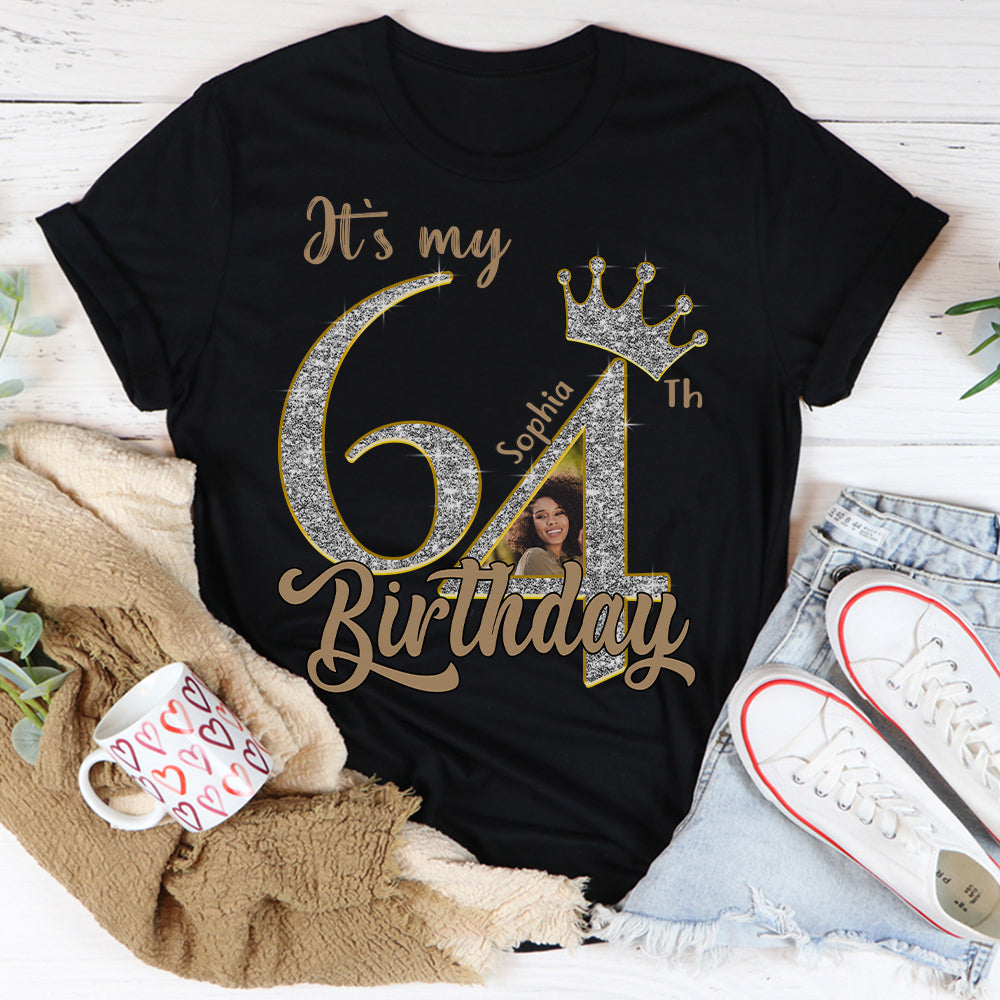 64th Birthday Shirts, Custom Birthday Shirts, Turning 64 Shirt, Gifts For Women Turning 64, 64 And Fabulous Shirt, 1961 Shirt, 64th Birthday Shirts For Her - YPT-HCT
