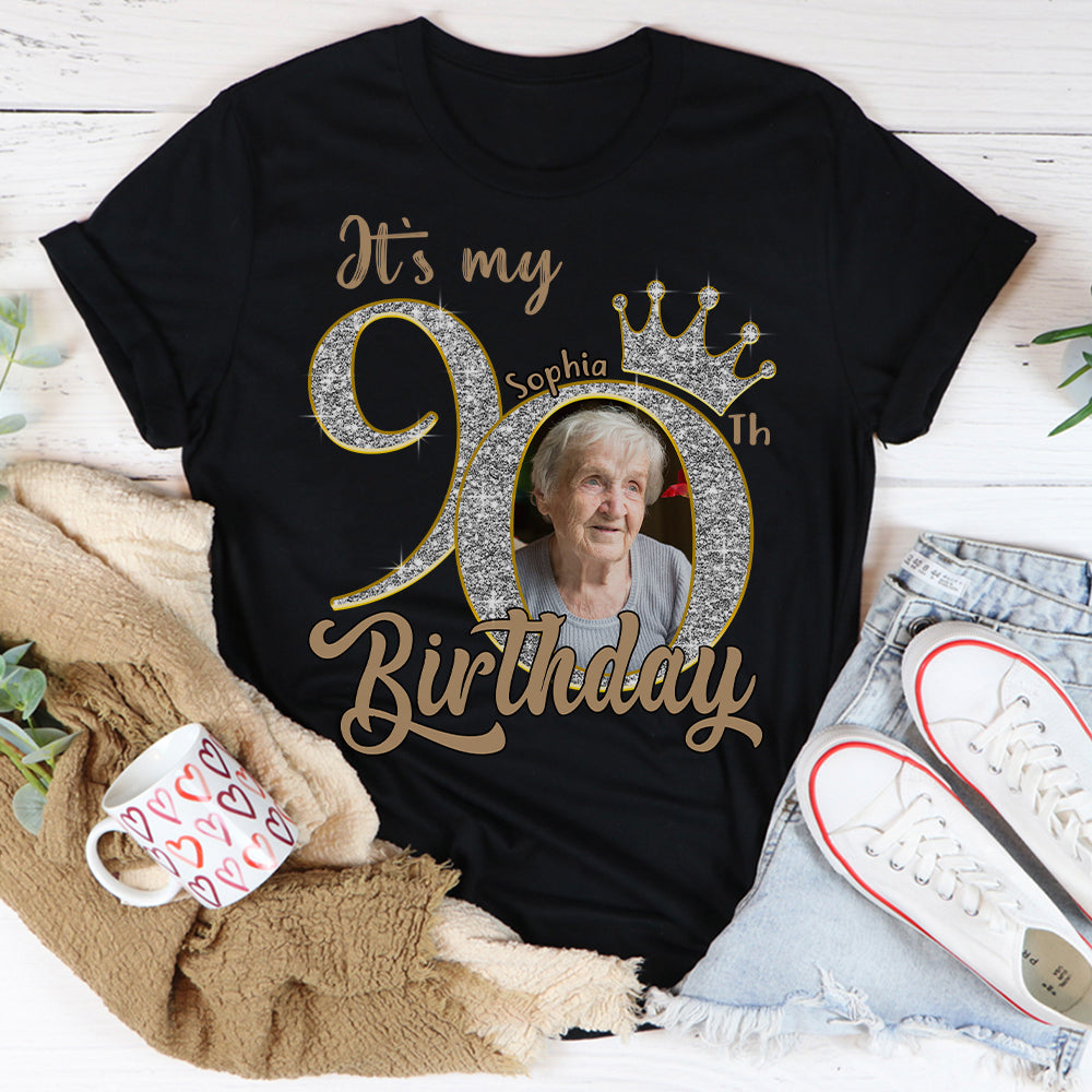 90th Birthday Shirts, Custom Birthday Shirts, Turning 90 Shirt, Gifts For Women Turning 90, 90 And Fabulous Shirt, 1935 Shirt, 90th Birthday Shirts For Her - YPT-HCT
