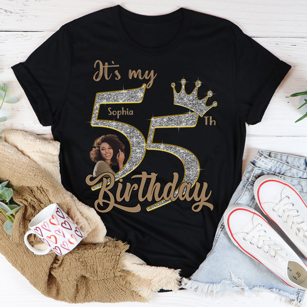 55th Birthday Shirts, Custom Birthday Shirts, Turning 55 Shirt, Gifts For Women Turning 55, 55 And Fabulous Shirt, 1970 Shirt, 55th Birthday Shirts For Her - YPT-HCT