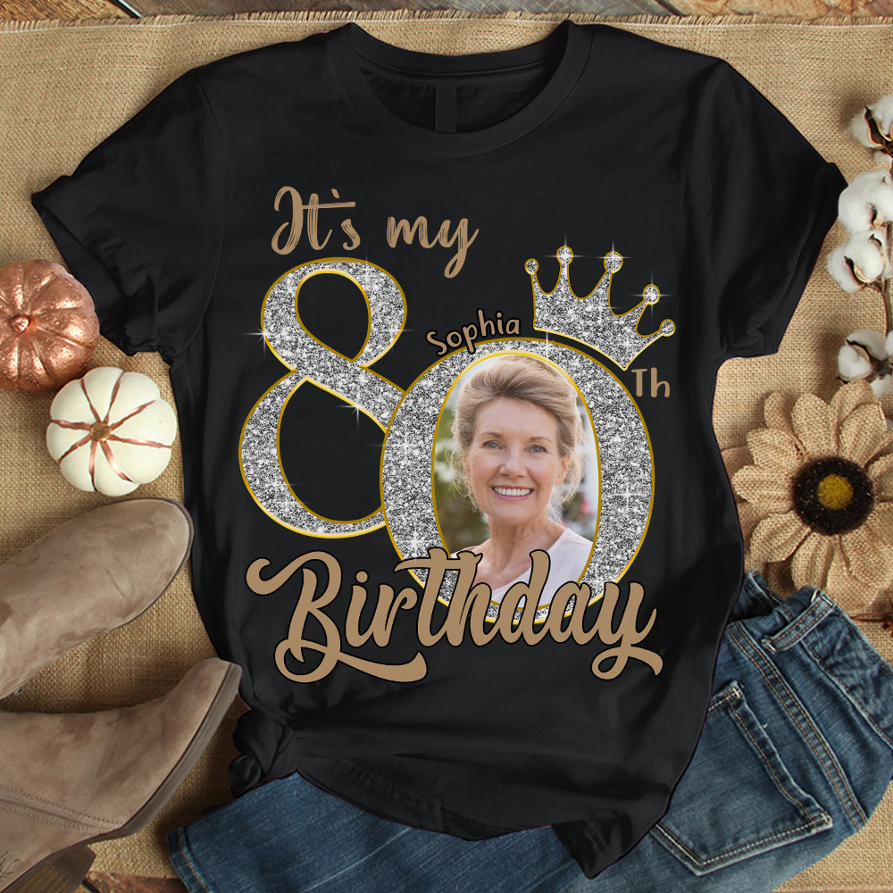 80th Birthday Shirts, Custom Birthday Shirts, Turning 80 Shirt, Gifts For Women Turning 80, 80 And Fabulous Shirt, 1945 Shirt, 80th Birthday Shirts For Her - YPT-HCT