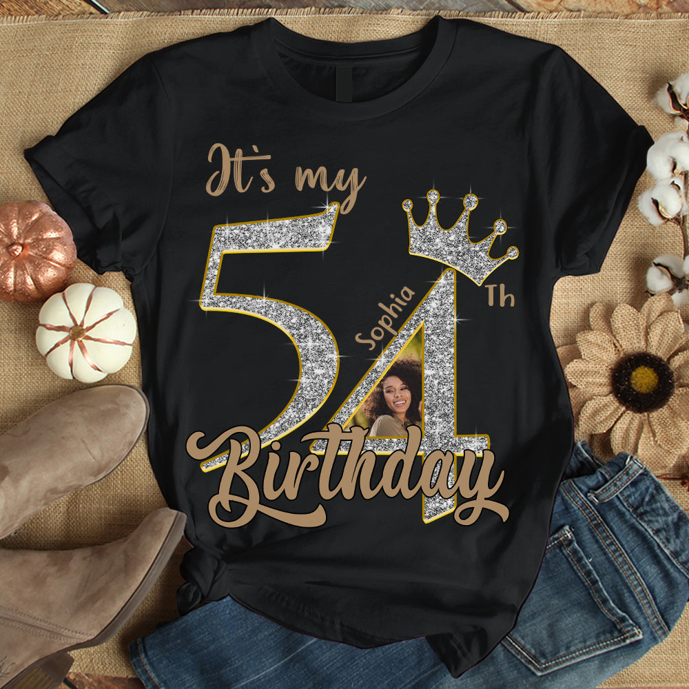 54th Birthday Shirts, Custom Birthday Shirts, Turning 54 Shirt, Gifts For Women Turning 54, 54 And Fabulous Shirt, 1971 Shirt, 54th Birthday Shirts For Her-YPT-HCT