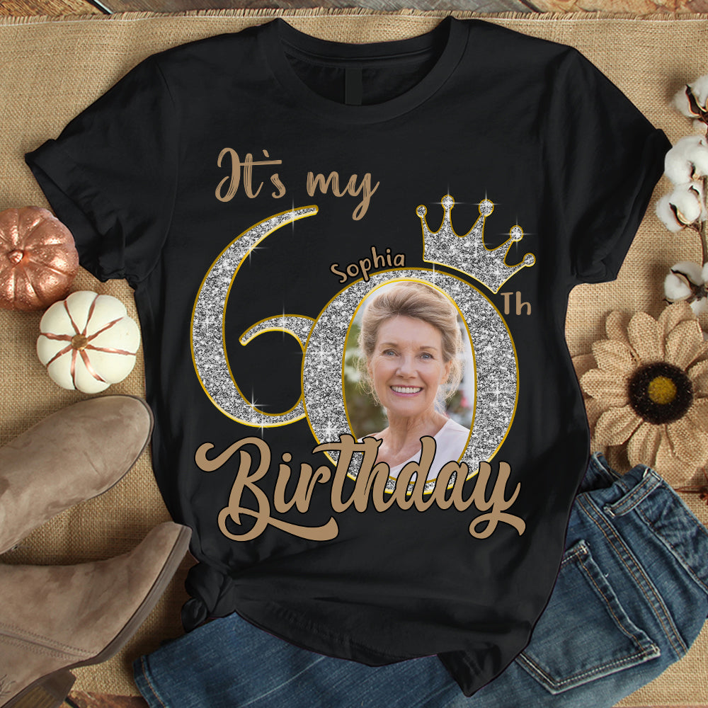 60th Birthday Shirts, Custom Birthday Shirts, Turning 60 Shirt, Gifts For Women Turning 60, 60 And Fabulous Shirt, 1965 Shirt, 60th Birthday Shirts For Her - YPT-HCT