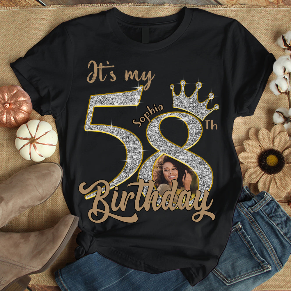 58th Birthday Shirts, Custom Birthday Shirts, Turning 58 Shirt, Gifts For Women Turning 58, 58 And Fabulous Shirt, 1967 Shirt, 58th Birthday Shirts For Her - YPT-HCT