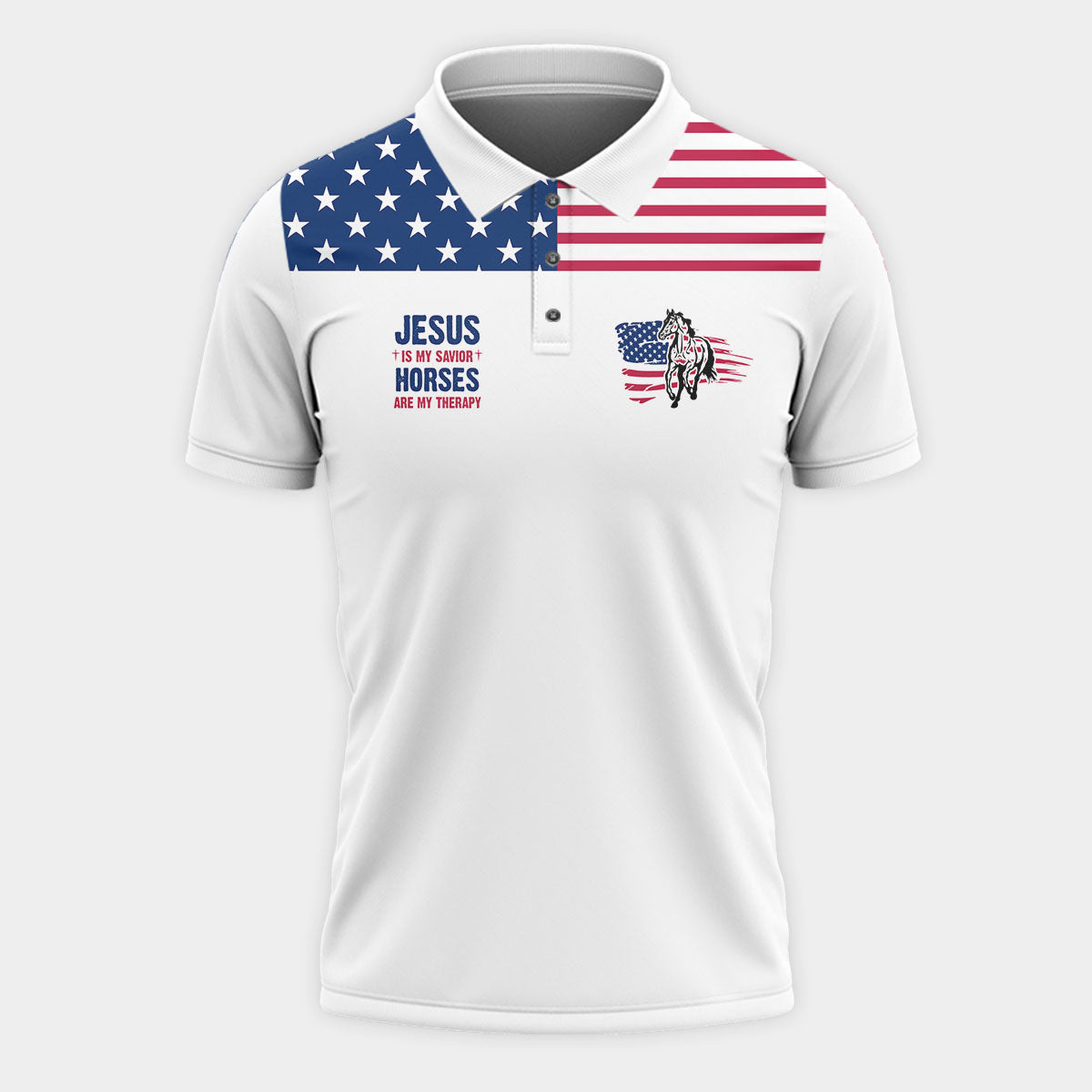 Jesus is my savior horses are my therapy Polo