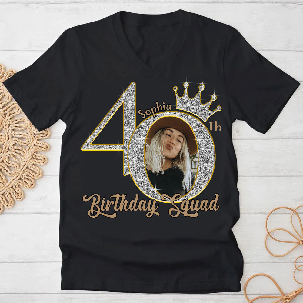 40th Birthday Shirts, Custom Birthday Shirts, Turning 40 Shirt, Gifts For Women Turning 40, 40 And Fabulous Shirt, 40th Birthday Shirts For Her-YPT-HCT