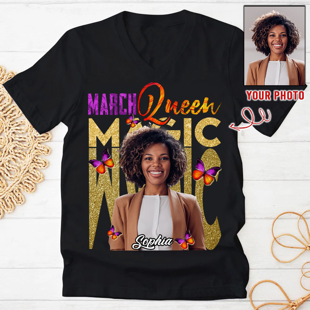Custom Birthday Shirt, March Birthday Shirts For Woman, March Birthday Gifts
