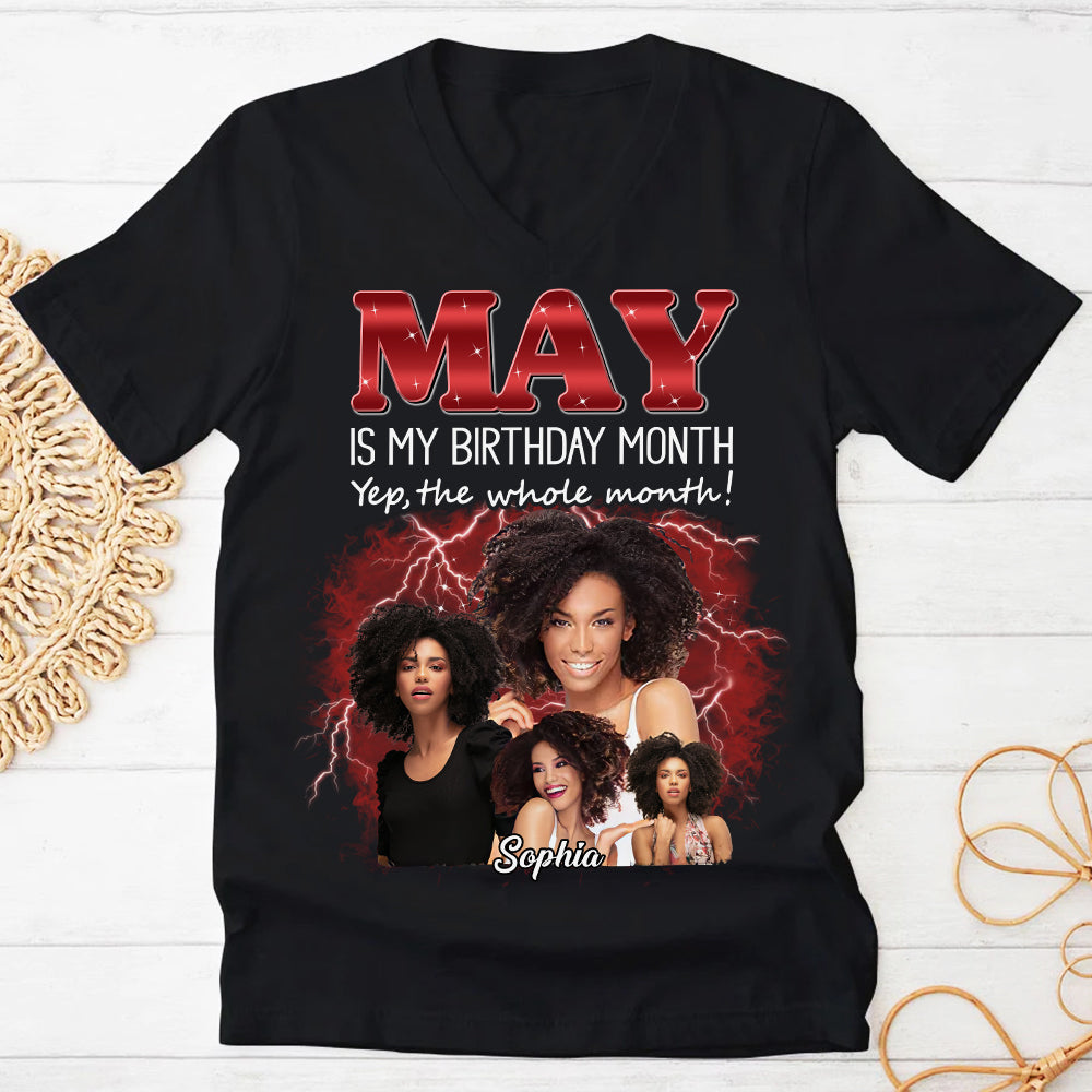 May Birthday Shirts, Custom Birthday Shirts, Gifts For May Women-HCT